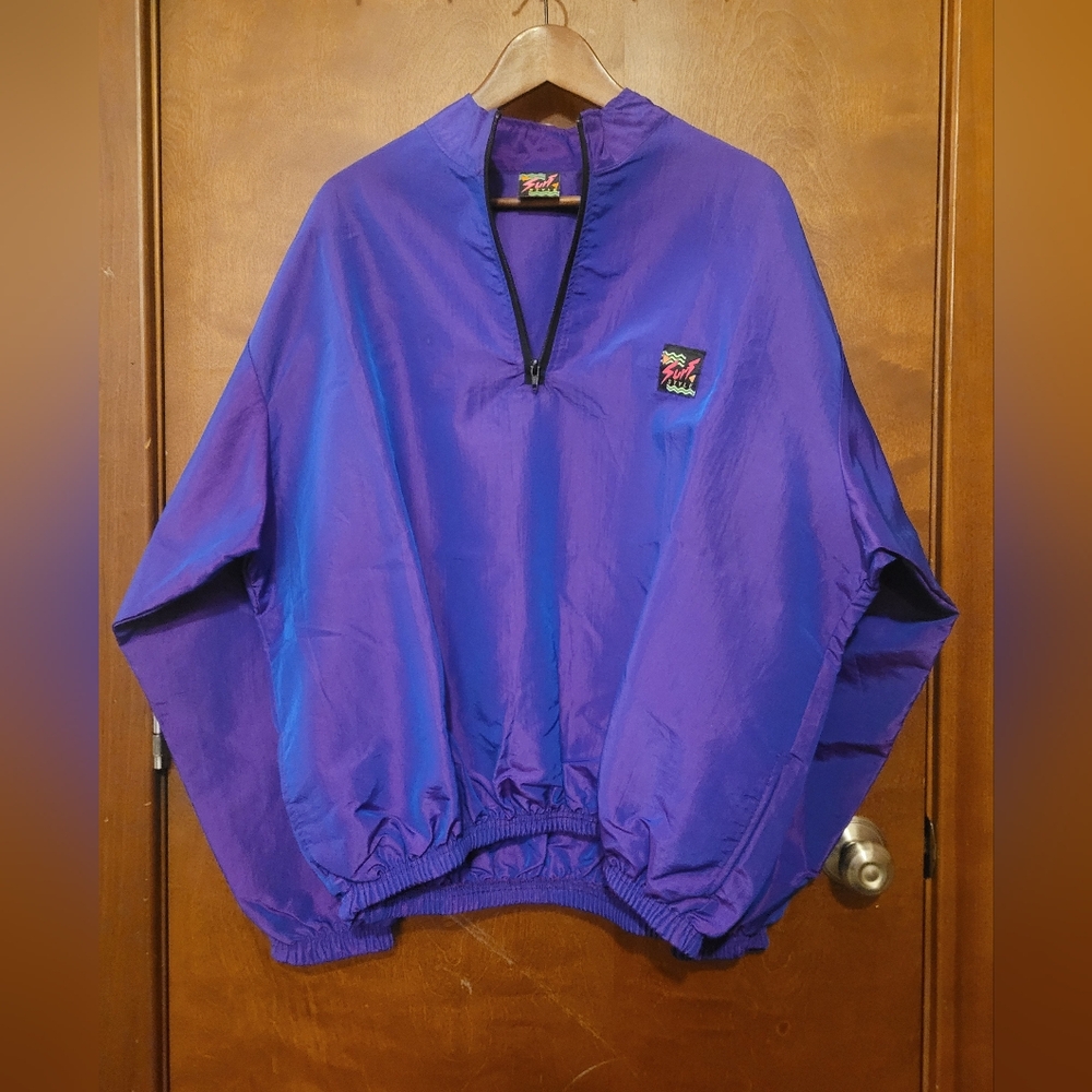Vintage 80s Surf Style Windbreaker